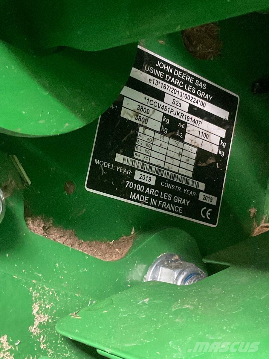 John Deere V451R Πρέσες κυλινδρικών δεμάτων