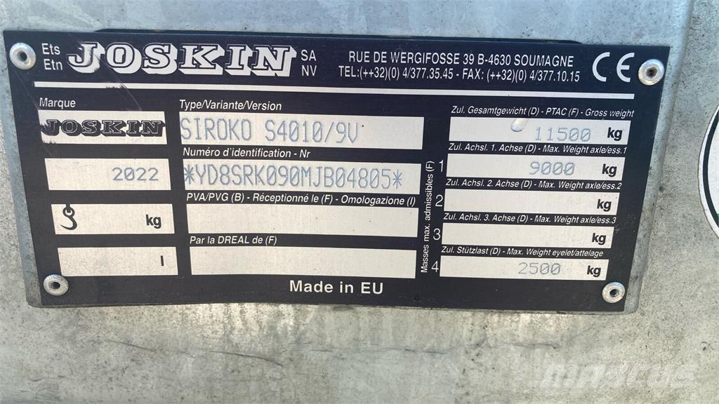 Joskin S4010/9V Διασκορπιστές κοπριάς