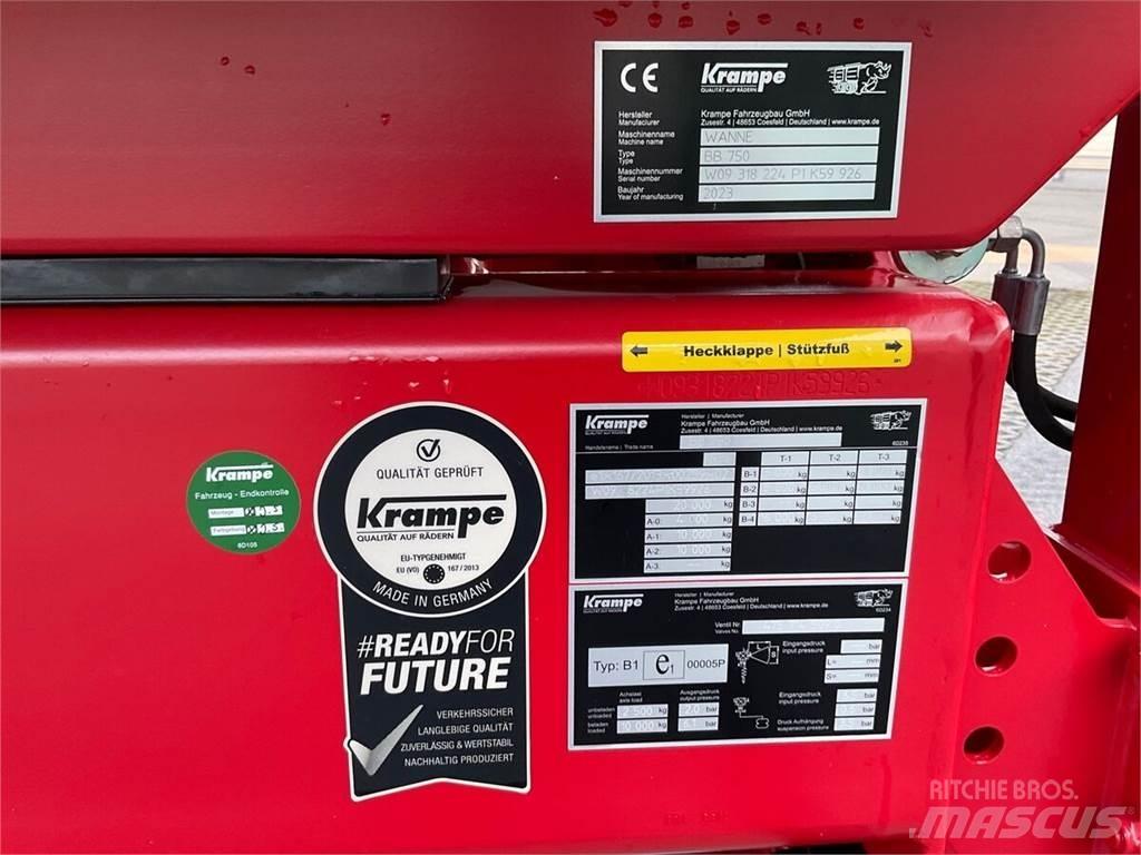Krampe BigBody 750 Λοιπές ρυμούλκες