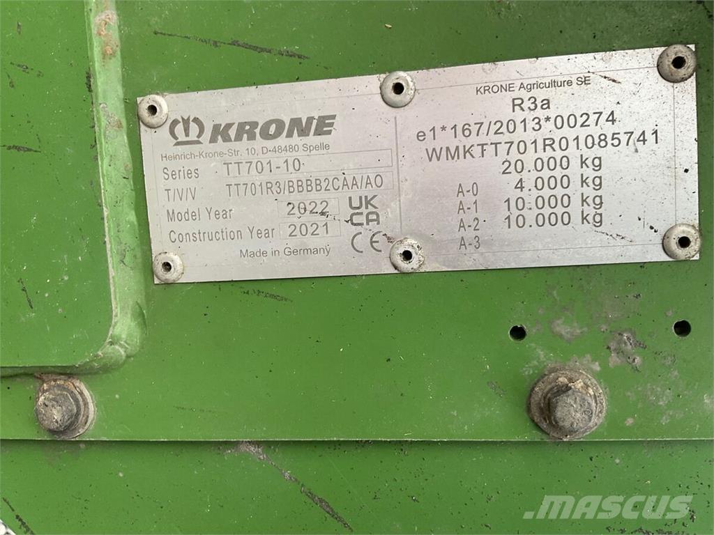 Krone TX 460 GL Ρυμούλκα με διάταξη αυτοφόρτωσης