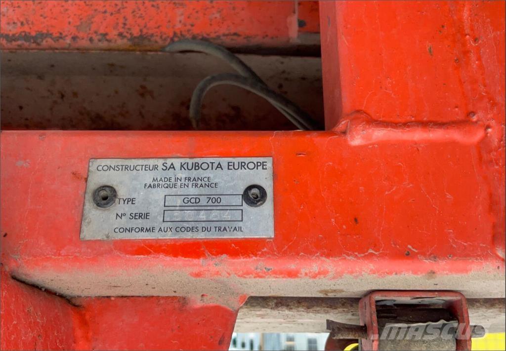 Kubota GCD 700 Άλλα μηχανήματα φροντίδας εδάφους