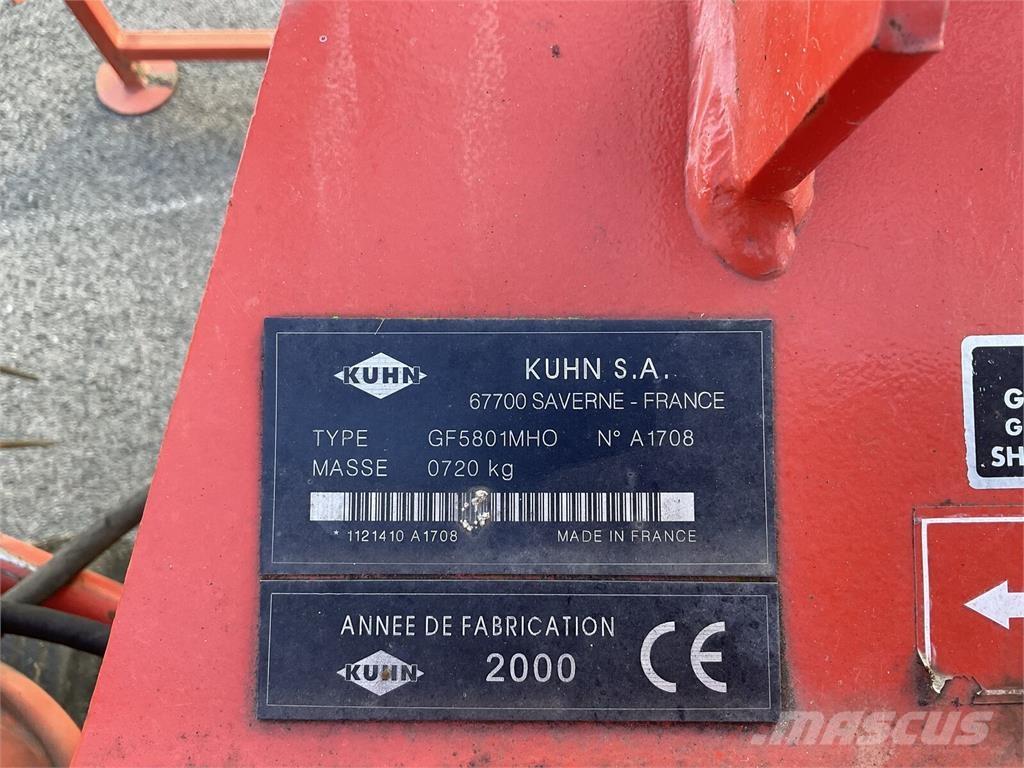 Kuhn GF 5801 MHO Τσουγκράνες και χορτοξηραντικές μηχανές