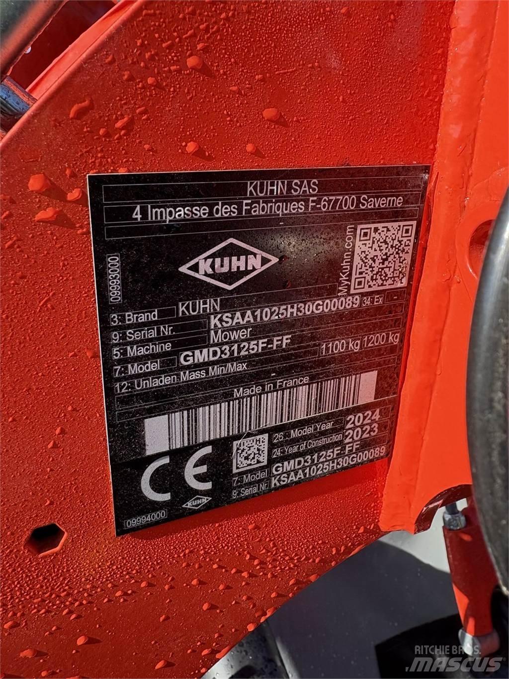 Kuhn GMD 3125 F - FF Χορτοκοπτικά