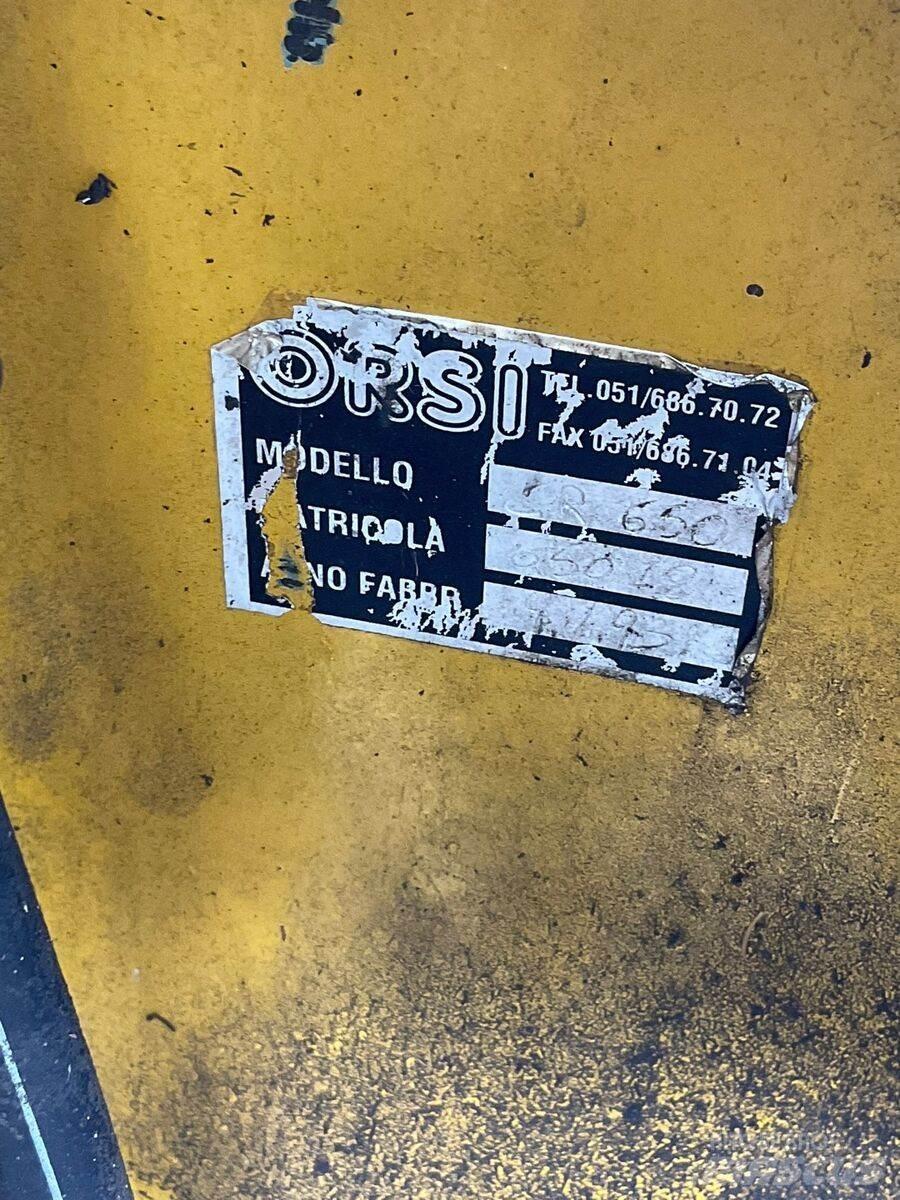 Orsi CR 650 Χορτοκοπτικά και κορυφολόγοι βοσκοτόπων
