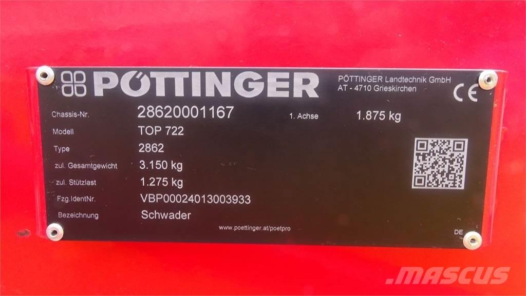Pöttinger TOP 722 Θεριστικές-χορτοκοπτικές μηχανές