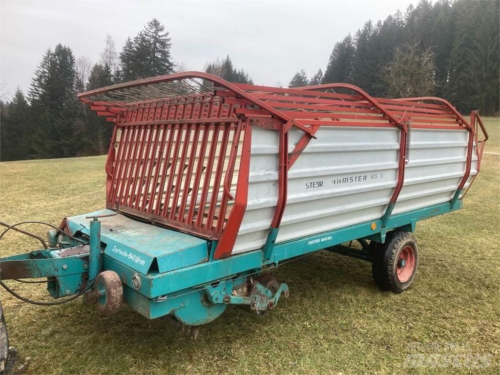Steyr Hamster 803V Ρυμούλκα με διάταξη αυτοφόρτωσης