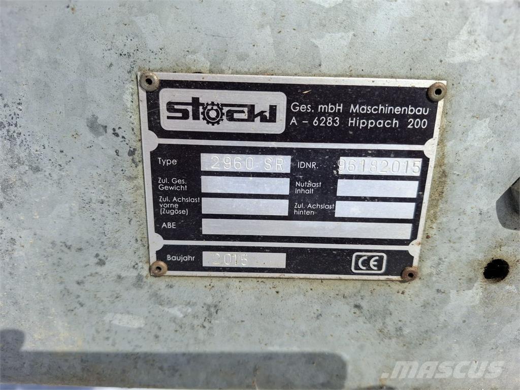  Stöckl 2960 SR Διασκορπιστές κοπριάς
