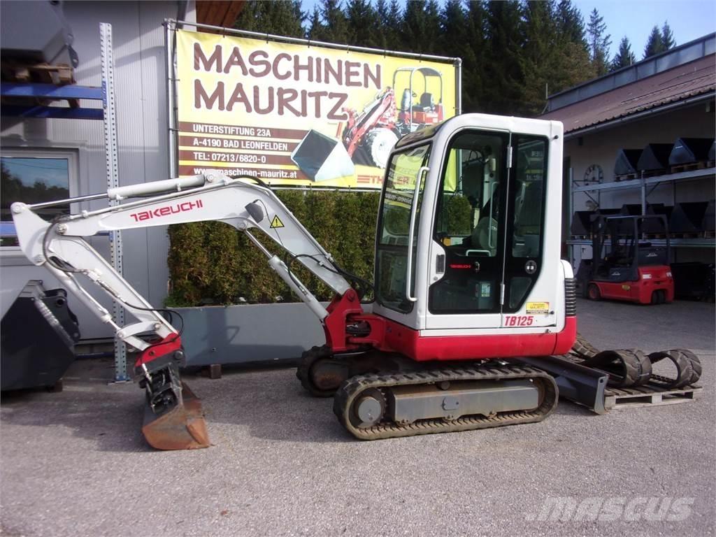 Takeuchi TB125 Εκσκαφάκι (διαβολάκι) < 7t