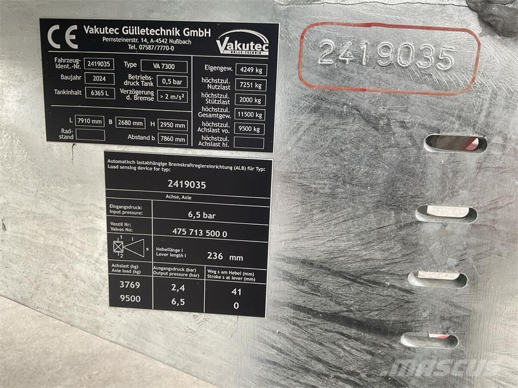  Vakutec VA 7300 Διασκορπιστές λάσπης