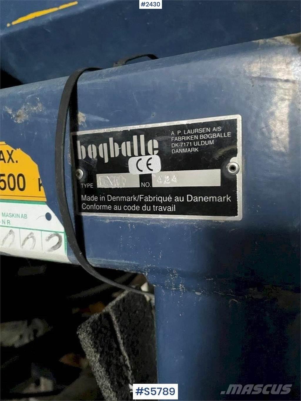 Bogballe EXW 1000 Άλλες μηχανές λιπασμάτων και εξαρτήματα