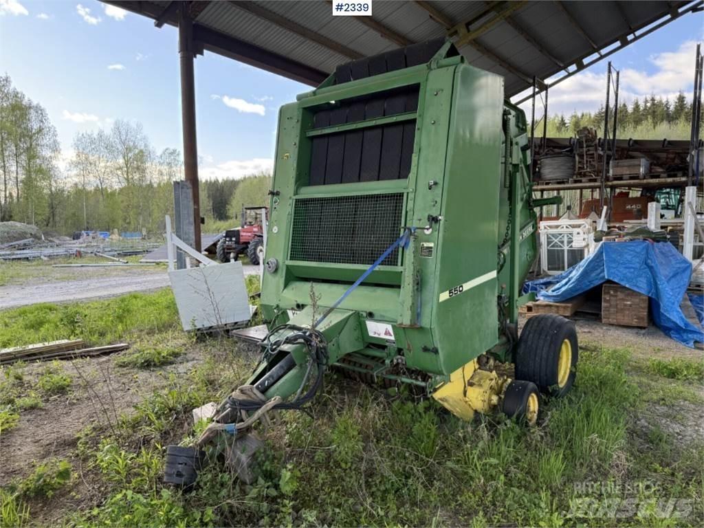 John Deere 550 Πρέσες κυλινδρικών δεμάτων
