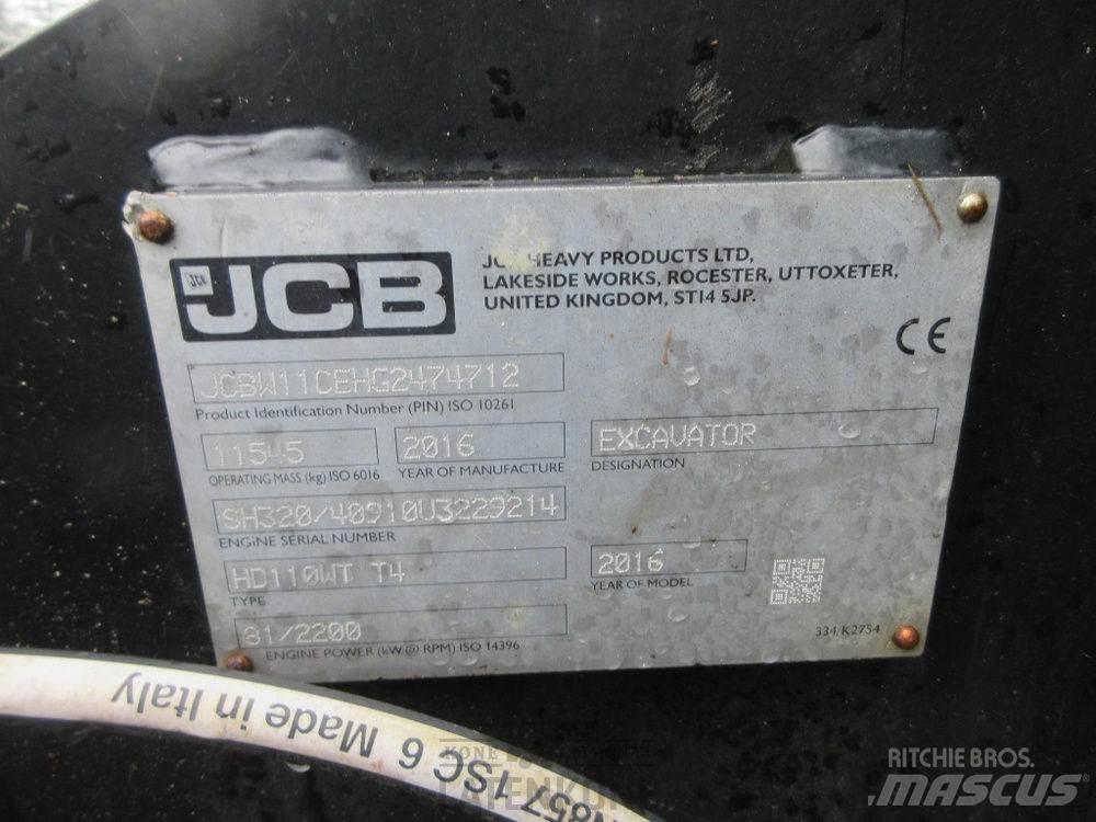 JCB Hydradig HD110W Αμφίβιοι εκσκαφείς