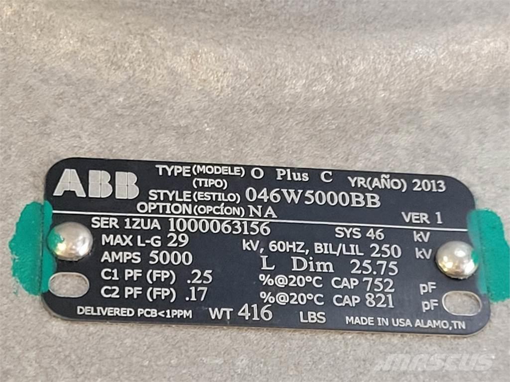 ABB 046W5000BB Κατασκευές - Άλλα