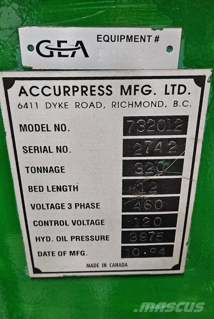  ACCURPRESS 732012 Κατασκευές - Άλλα