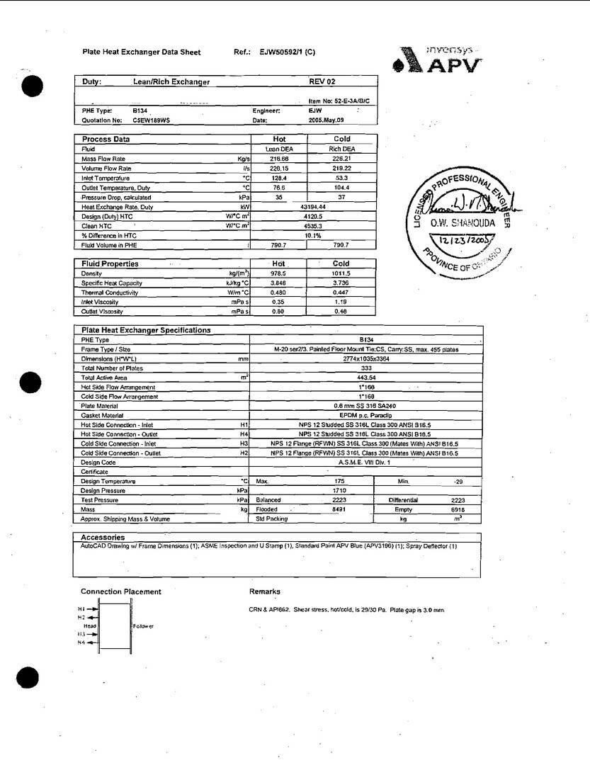 APV B134 MGS-20 Κατασκευές - Άλλα