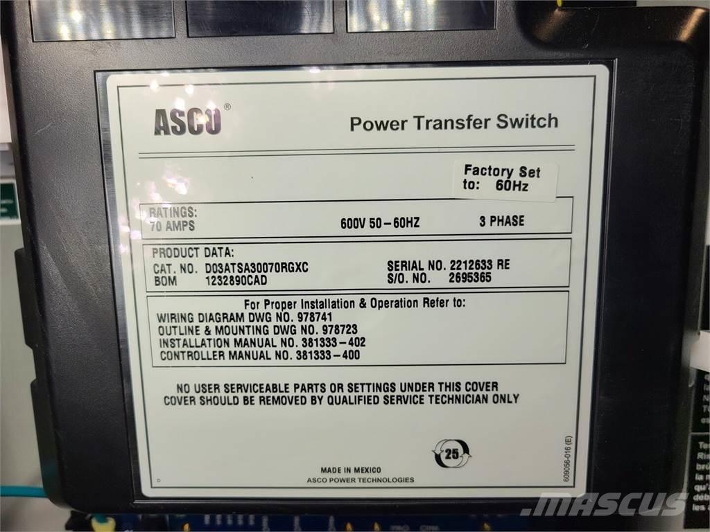 Asco D03ATSA30070RGXC Κατασκευές - Άλλα