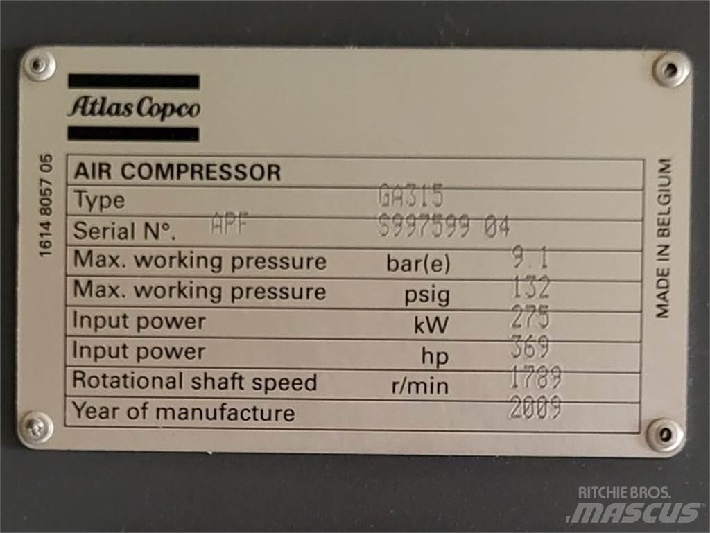 Atlas Copco GA315 Συμπιεστές