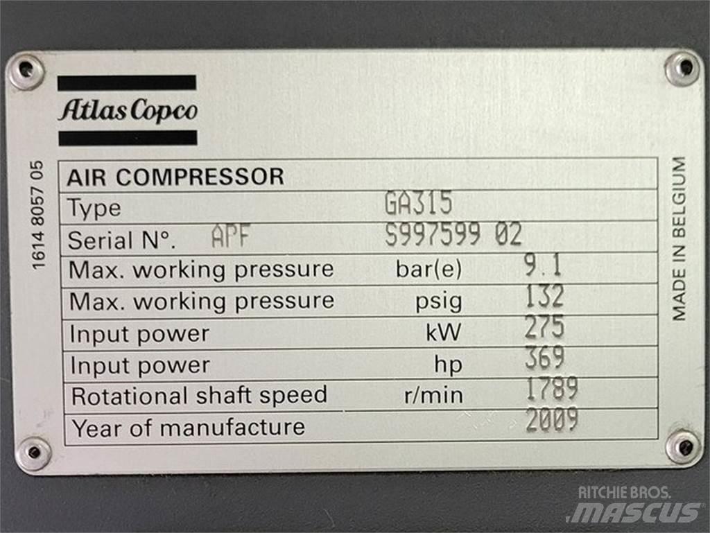 Atlas Copco GA315 Συμπιεστές