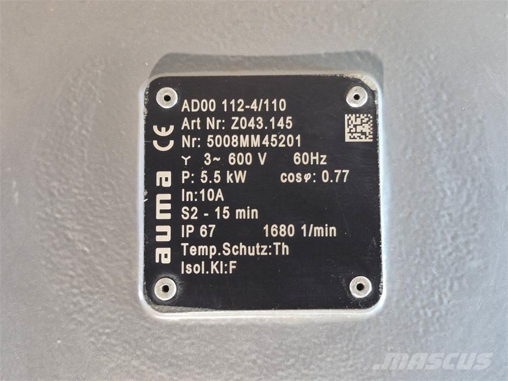  AUMA AD00 112-4/110 Κατασκευές - Άλλα