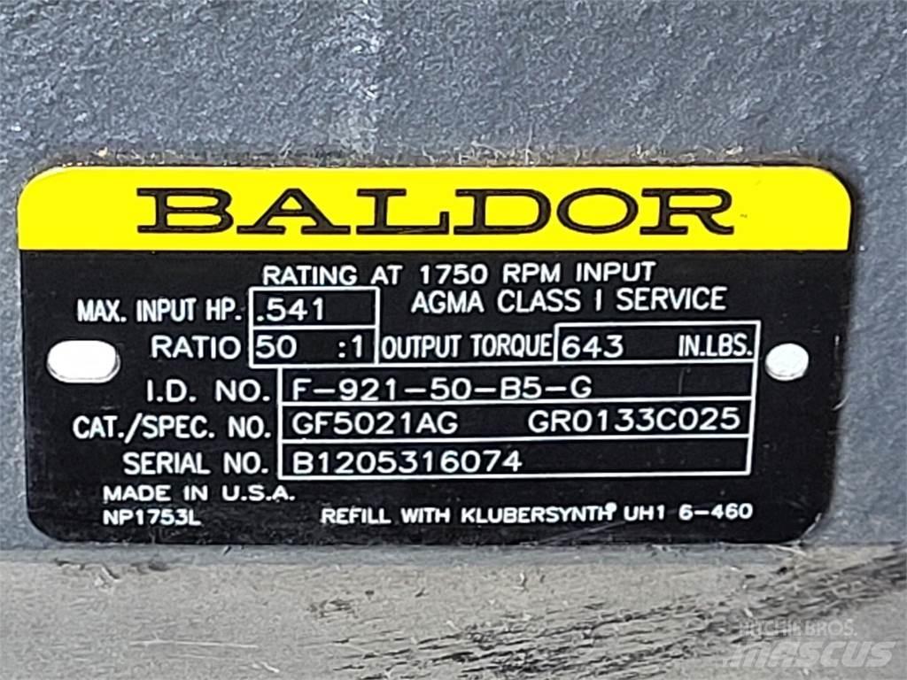 Baldor GF5021AG Κατασκευές - Άλλα