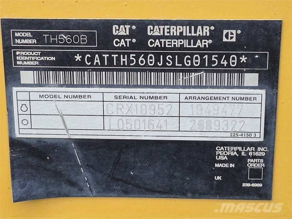 CAT TH560B Συστήματα τηλεχειρισμού για τη γεωργία