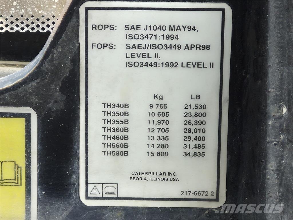 CAT TH560B Συστήματα τηλεχειρισμού για τη γεωργία