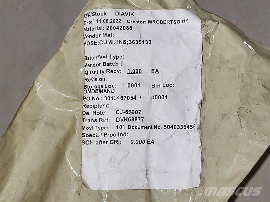 Cummins 3635130 Άλλα εξαρτήματα