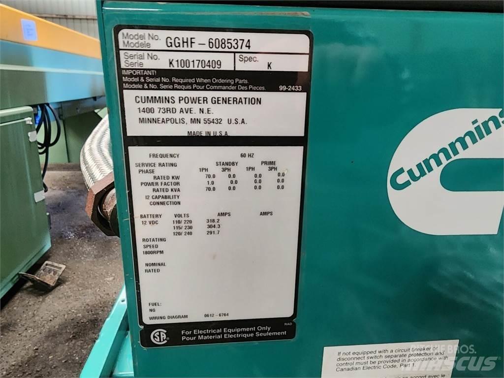 Cummins GGHF-6085374 Γεννήτριες ντίζελ