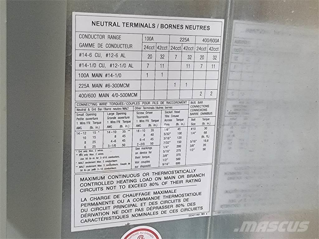 Eaton EZB2030RC Κατασκευές - Άλλα