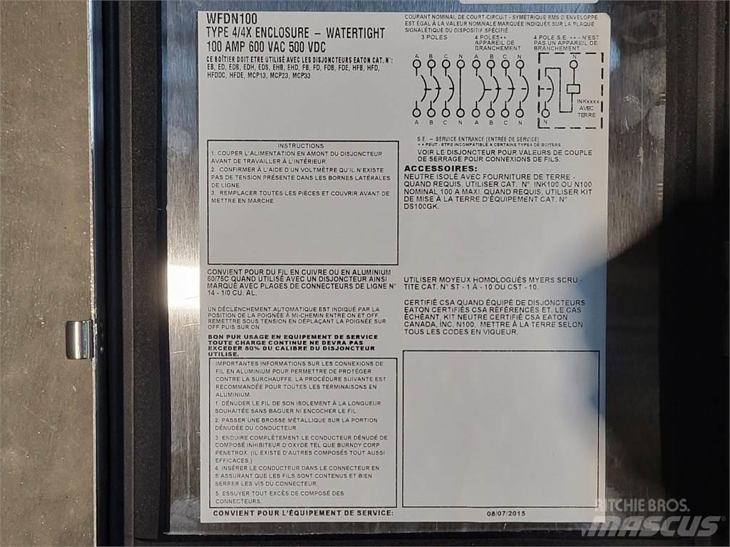 Eaton WFDN100 Κατασκευές - Άλλα