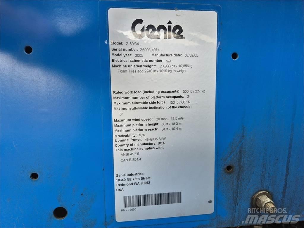 Genie Z-60/34 Ανυψωτήρες με αρθρωτό βραχίονα