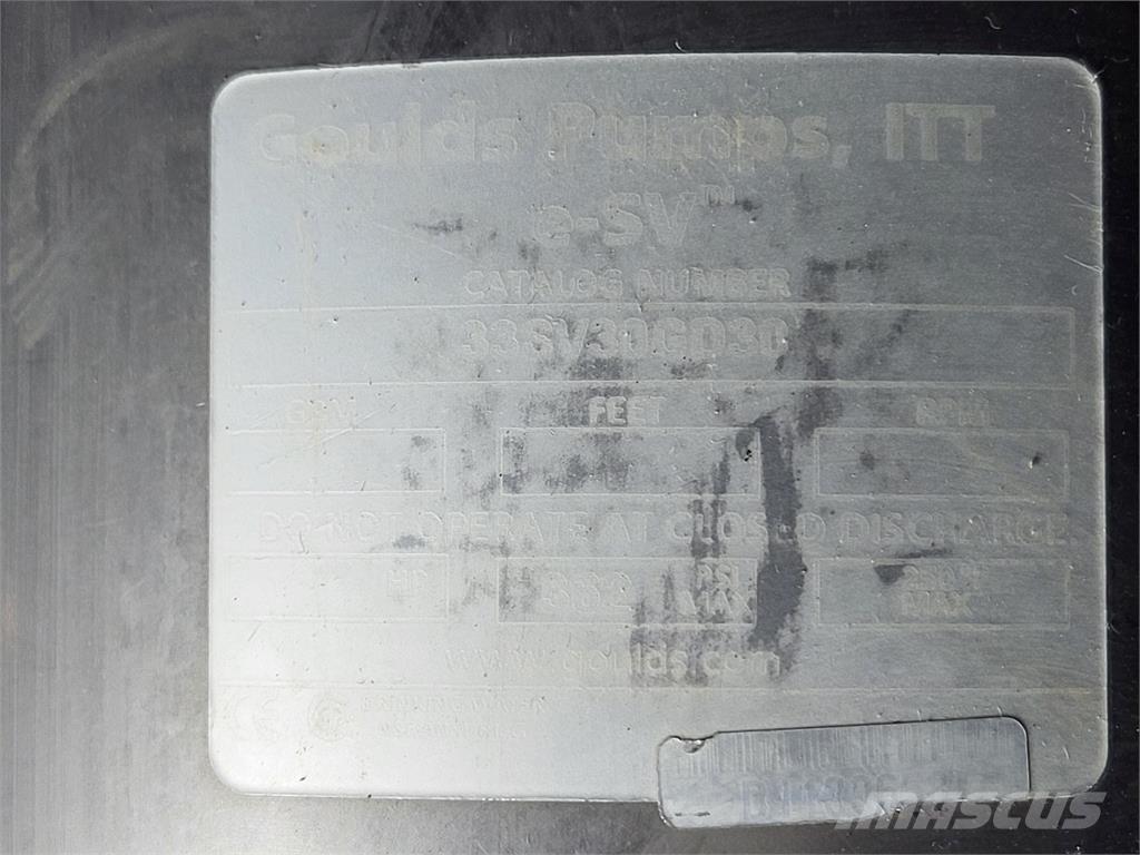  GOULDS 33SV30GD30 Αντλίες νερού