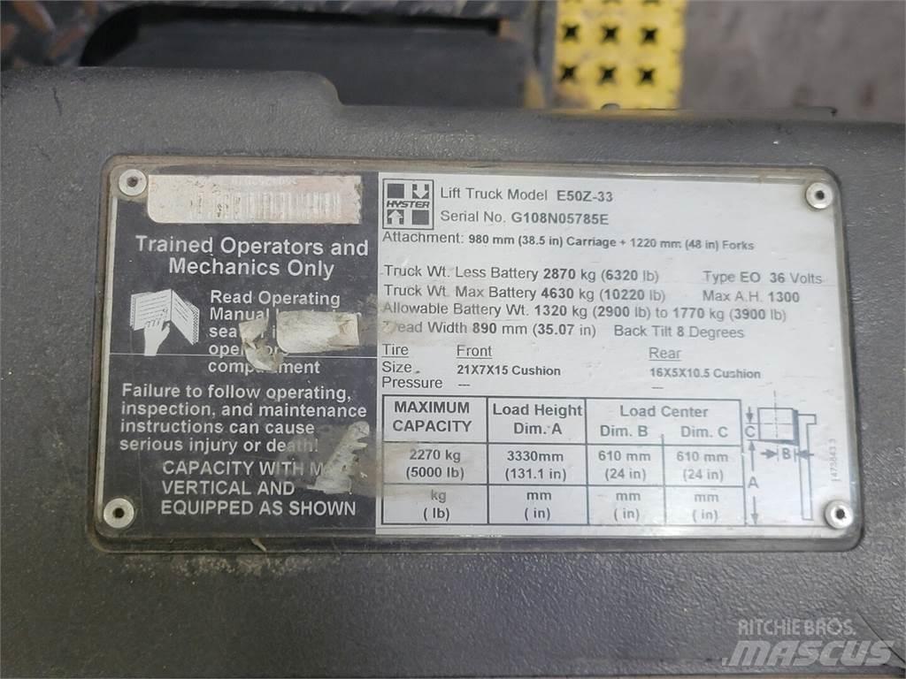 Hyster E50Z-33 Κατασκευές - Άλλα