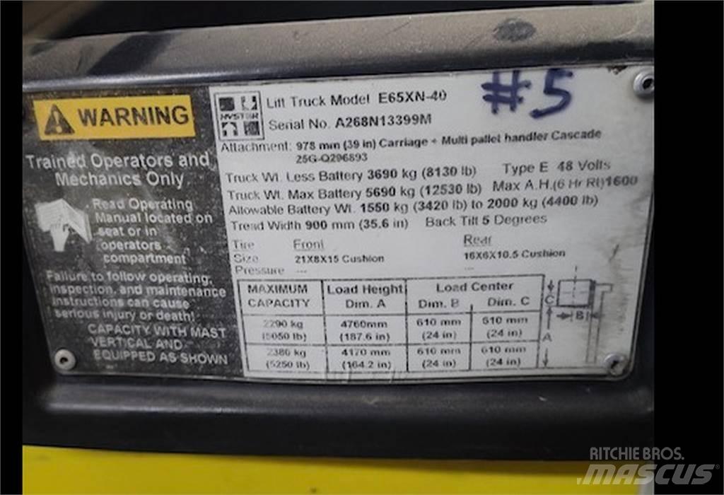 Hyster E65XN-40 Κατασκευές - Άλλα