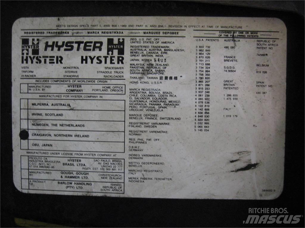 Hyster H60XM Κατασκευές - Άλλα