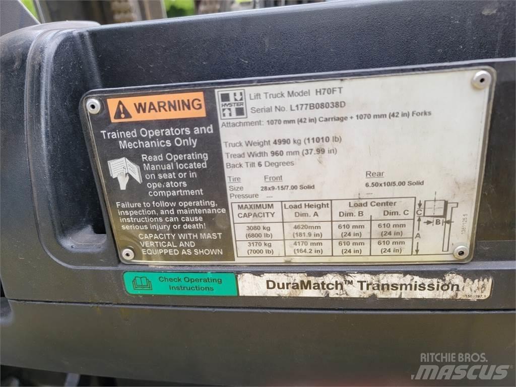 Hyster H70FT Κατασκευές - Άλλα