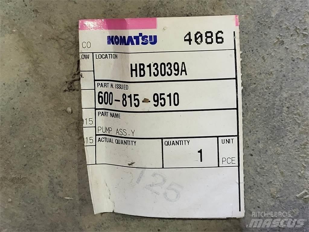 Komatsu 600-815-9510 Αντλίες νερού