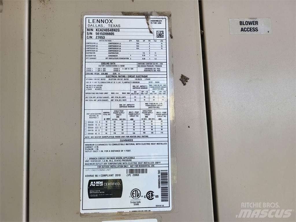  LENNOX KCA240S4BN2G Εξοπλισμός θέρμανσης και ξεπαγώματος