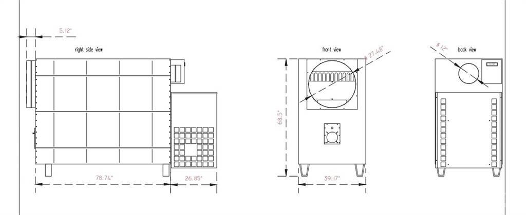  MABRE MGF 330-1125 Εξοπλισμός θέρμανσης και ξεπαγώματος