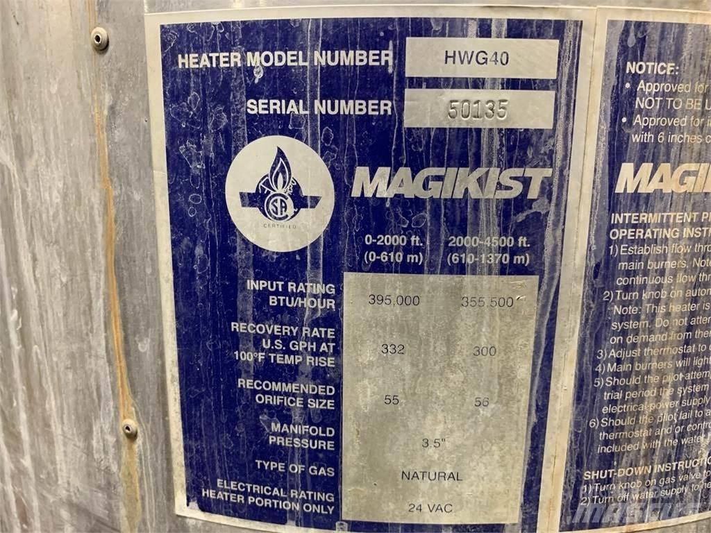  MAGIKIST HWG40 Εξοπλισμός θέρμανσης και ξεπαγώματος