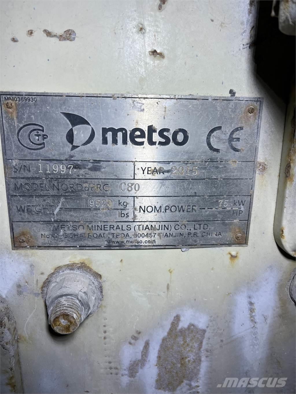 Metso C80 Σπαστήρες