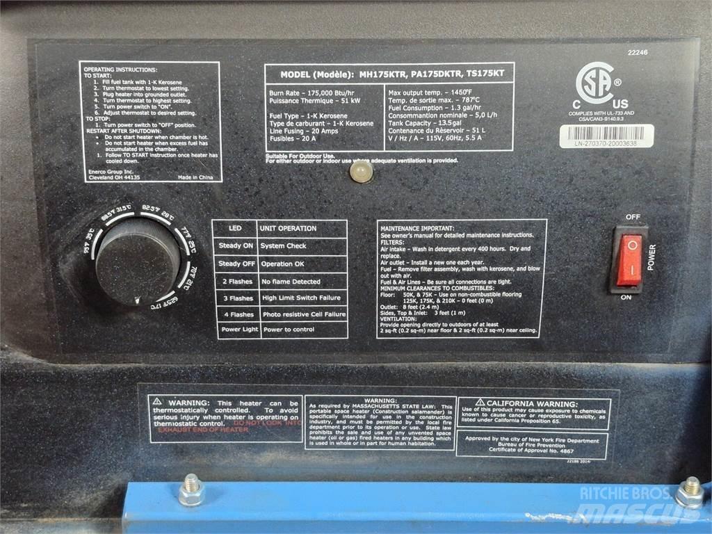 MR HEATER MH175KTR Κατασκευές - Άλλα
