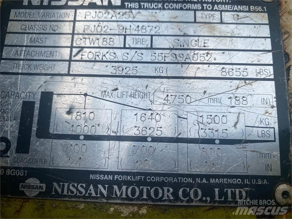 Nissan PJO2A25V Κατασκευές - Άλλα