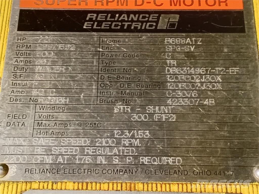  RELIANCE ELECTRIC Βιομηχανικοί κινητήρες