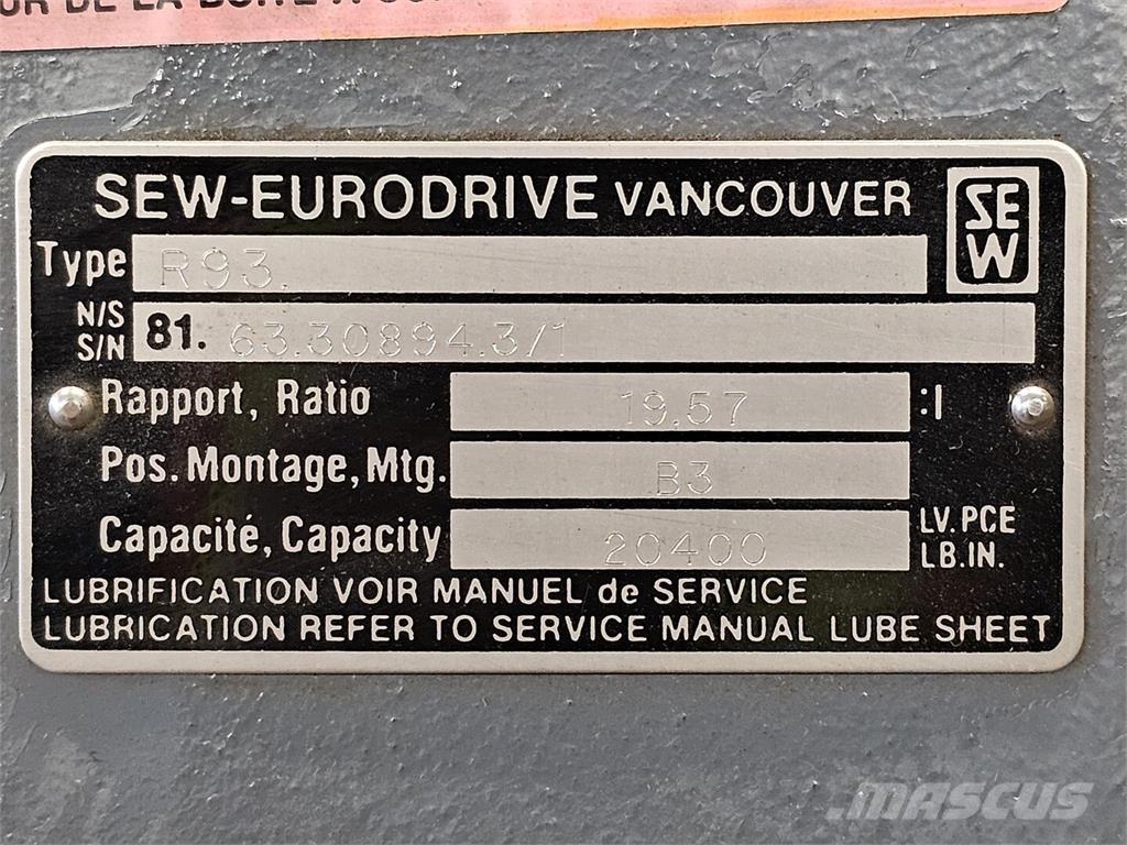  SEW-EURODRIVE R93 Κατασκευές - Άλλα