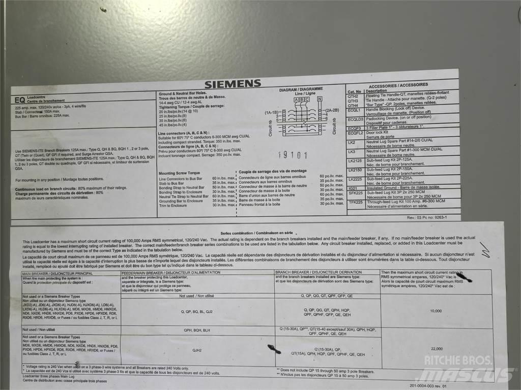 Siemens EQ424225 Κατασκευές - Άλλα