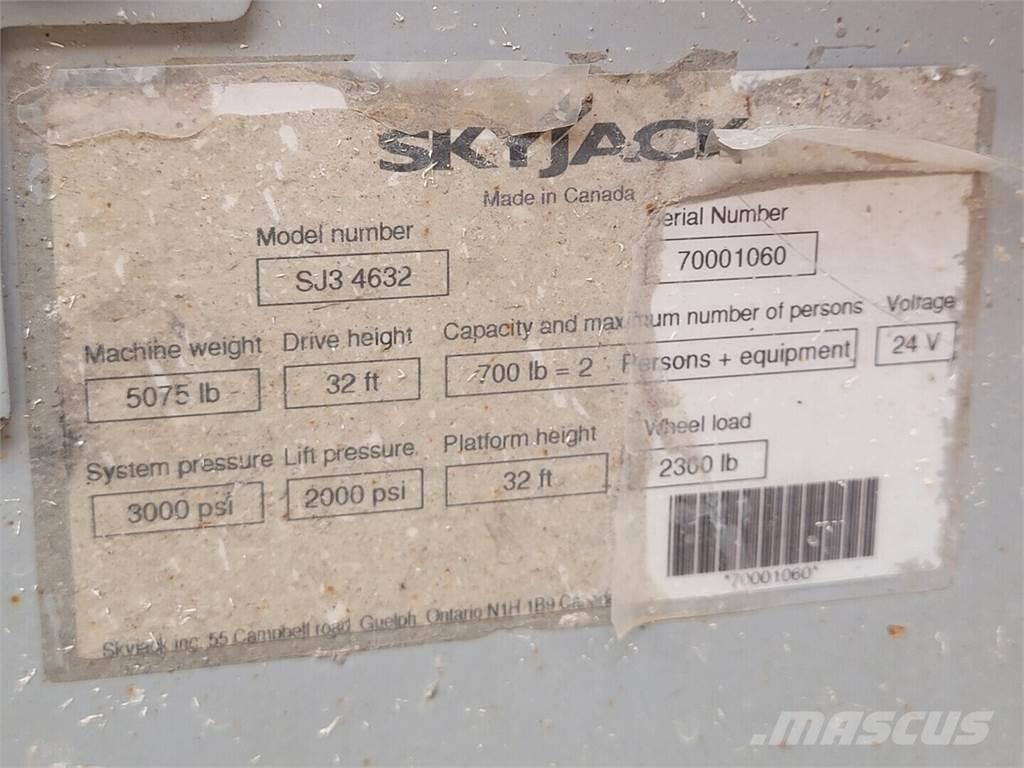 SkyJack SJ3 4632 Ανυψωτήρες ψαλιδωτής άρθρωσης