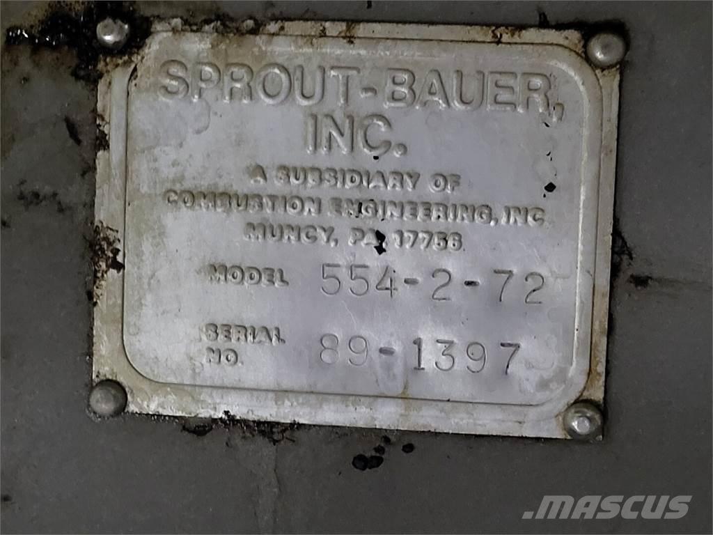  SPROUT-BAUER 554-2-72 Εξοπλισμός πλύσης