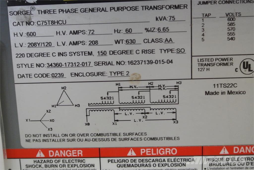  SQUARE D C75T8HCU Κατασκευές - Άλλα