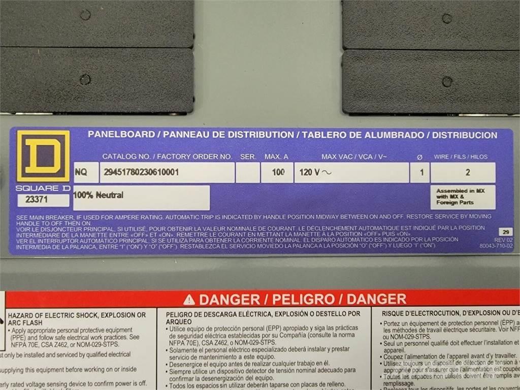  SQUARE D NQ Κατασκευές - Άλλα